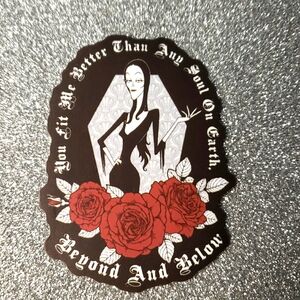 10/$10 ADDAMS FAMILY waterproof sticker